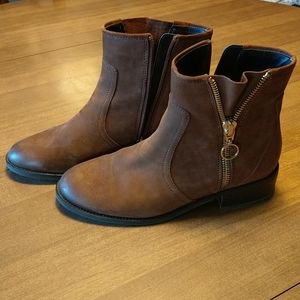 Steve Madden Chances Nubuck Brown Suede Boots